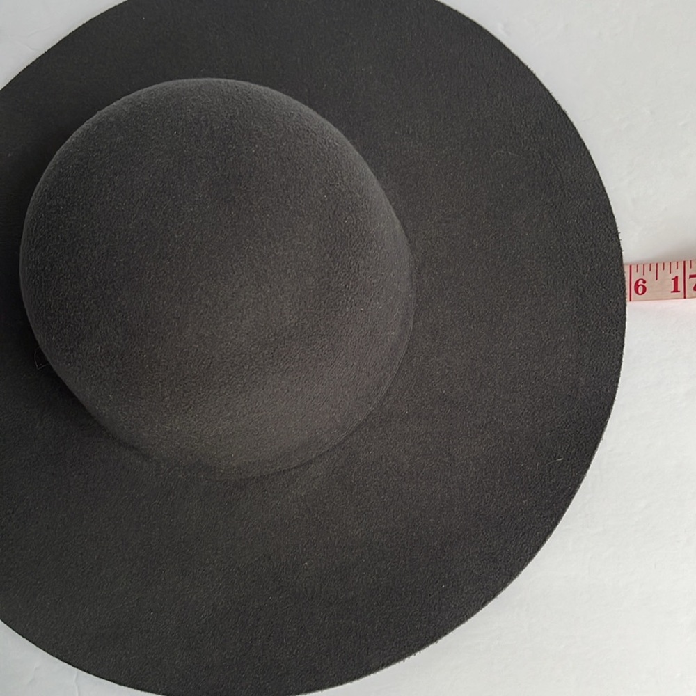 Gray Felt Hat Dark Olive Green - Picture 8 of 8